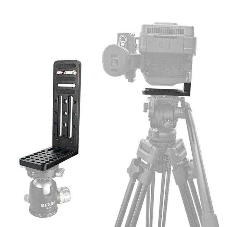 BXIN L130C Universal L-shaped Vertical Clapper SLR Tripod Hydraulic Pan/tilt Quick Release Plate Suitable For Shadow Stabilizer, BEXIN L130C BXIN L130C Universal L-shaped Vertical Clapper SLR Tripod Hydraulic Pan/tilt Quick Release Plate Suitable For Shadow Stabilizer, BEXIN L130C