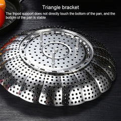 Stainless Steel Folding Retractable Lotus Steamer Tray, Lotus Steamer Tray