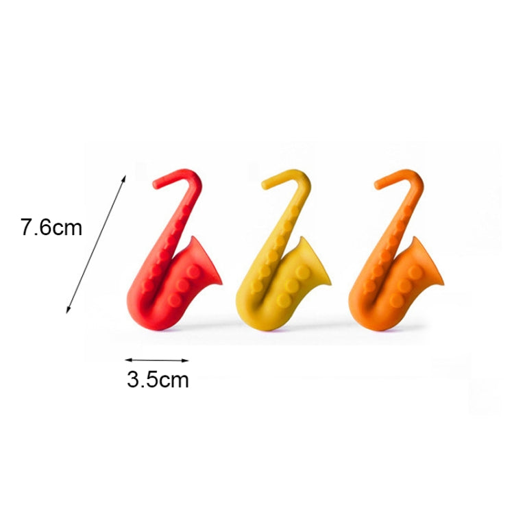 Horn Saxophone Silicone Pot Cover Raises Anti-overflow Device, Random Color Delivery, Horn Horn Saxophone Silicone Pot Cover Raises Anti-overflow Device, Random Color Delivery, Horn