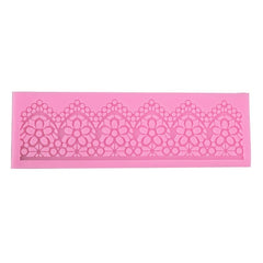 DIY Baking Tools Lace Silicone Moulds Fondant Cake Surrounding Decoration Tools Chocolate Mould, Lace Silicone Moulds