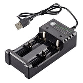 Dual Slot USB Charging Seat 3.7V Lithium Battery Charger