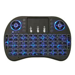 Support Language: Arabic i8 Air Mouse Wireless Backlight Keyboard with Touchpad for Android TV Box & Smart TV & PC Tablet & Xbox360 & PS3 & HTPC/IPTV