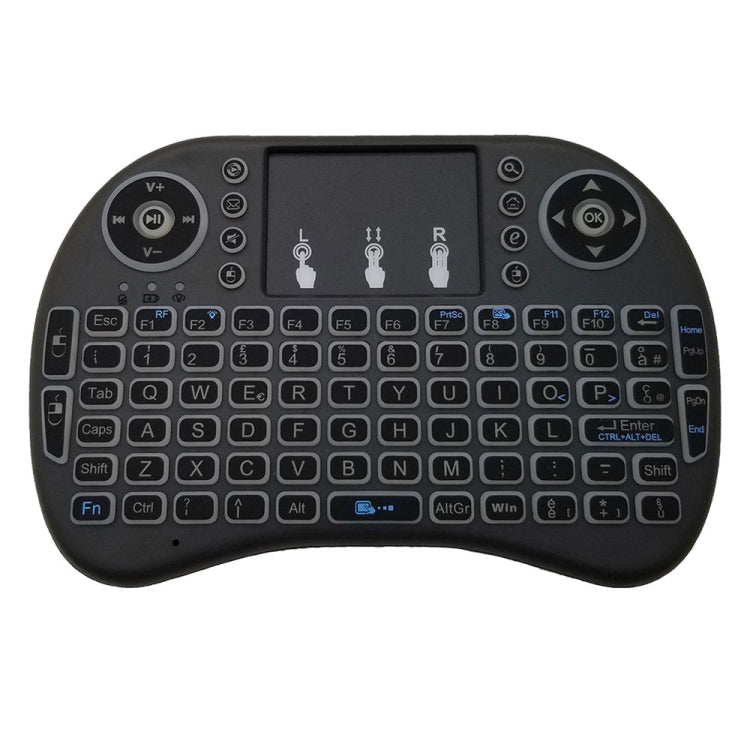 Support Language: Italy i8 Air Mouse Wireless Backlight Keyboard with Touchpad for Android TV Box & Smart TV & PC Tablet & Xbox360 & PS3 & HTPC/IPTV Support Language: Italy i8 Air Mouse Wireless Backlight Keyboard with Touchpad for Android TV Box & Smart TV & PC Tablet & Xbox360 & PS3 & HTPC/IPTV