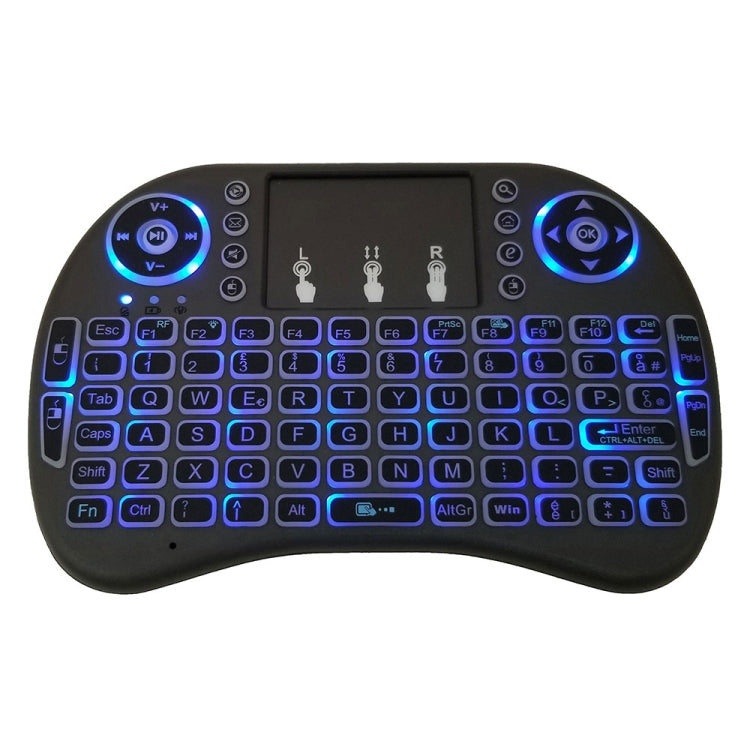 Support Language: Italy i8 Air Mouse Wireless Backlight Keyboard with Touchpad for Android TV Box & Smart TV & PC Tablet & Xbox360 & PS3 & HTPC/IPTV Support Language: Italy i8 Air Mouse Wireless Backlight Keyboard with Touchpad for Android TV Box & Smart TV & PC Tablet & Xbox360 & PS3 & HTPC/IPTV