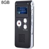 SK012 8GB Smart Noise Reduction HD Voice Recording Pen, Black 8GB