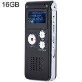 SK012 16GB Smart Noise Reduction HD Voice Recording Pen, Black 16GB