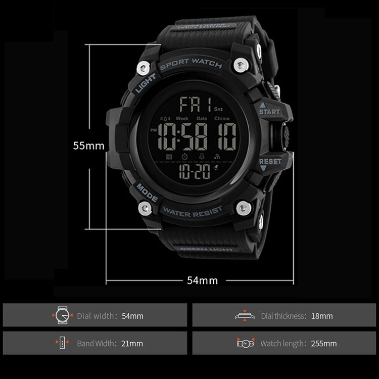 SKMEI 1384 Multifunctional Men Outdoor Fashion Noctilucent Waterproof LED Digital Watch SKMEI 1384 Multifunctional Men Outdoor Fashion Noctilucent Waterproof LED Digital Watch