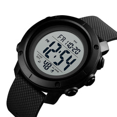 SKMEI 1426 Multifunctional Outdoor Fashion Noctilucent Waterproof White Machine Rubber Ring Digital Watch