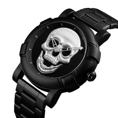 SKMEI 9178 Skull Pattern Multifunctional Outdoor Men Fashion Waterproof Quartz Wrist Watch