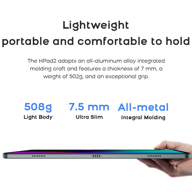 Android 11 Unisoc T618 Octa Core up to 2.0GHz, Support Dual SIM & WiFi & Bluetooth, Global Version with Google Play, US Plug, Hpad2 8GB+256GB Android 11 Unisoc T618 Octa Core up to 2.0GHz, Support Dual SIM & WiFi & Bluetooth, Global Version with Google Play, US Plug, Hpad2 8GB+256GB