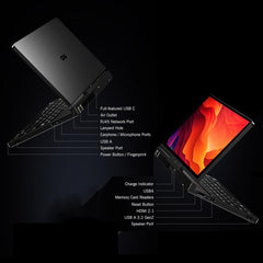 GPD Pocket 4 Handheld Gaming PC, 16GB+1TB, 8.8 inch Windows 11 Home AMD Ryzen 7 8840U, US Plug, Ryzen7 16GB+1TB