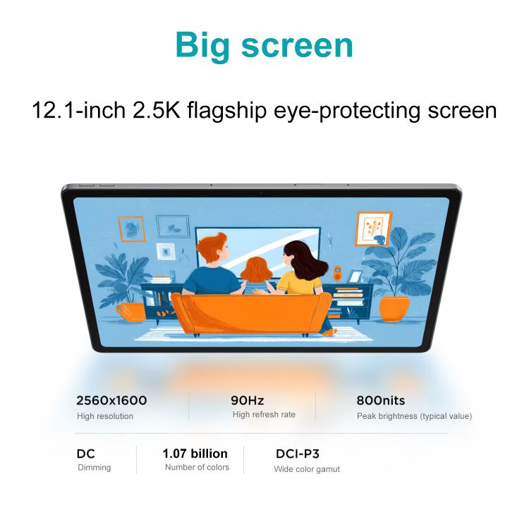 Lenovo Xiaoxin Pad 12.1 inch 2025 WiFi Tablet, 12GB+256GB, MediaTek Dimensity 6400 Octa Core,US Plug Lenovo Xiaoxin Pad 12.1 inch 2025 WiFi Tablet, 12GB+256GB, MediaTek Dimensity 6400 Octa Core,US Plug