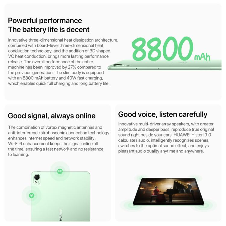 HUAWEI MatePad 11.5 S 2025 WiFi Soft Light Edition, 12GB+512GB, HarmonyOS 5.0 Hisilicon Kirin T92B, Not Support Google Play HUAWEI MatePad 11.5 S 2025 WiFi Soft Light Edition, 12GB+512GB, HarmonyOS 5.0 Hisilicon Kirin T92B, Not Support Google Play