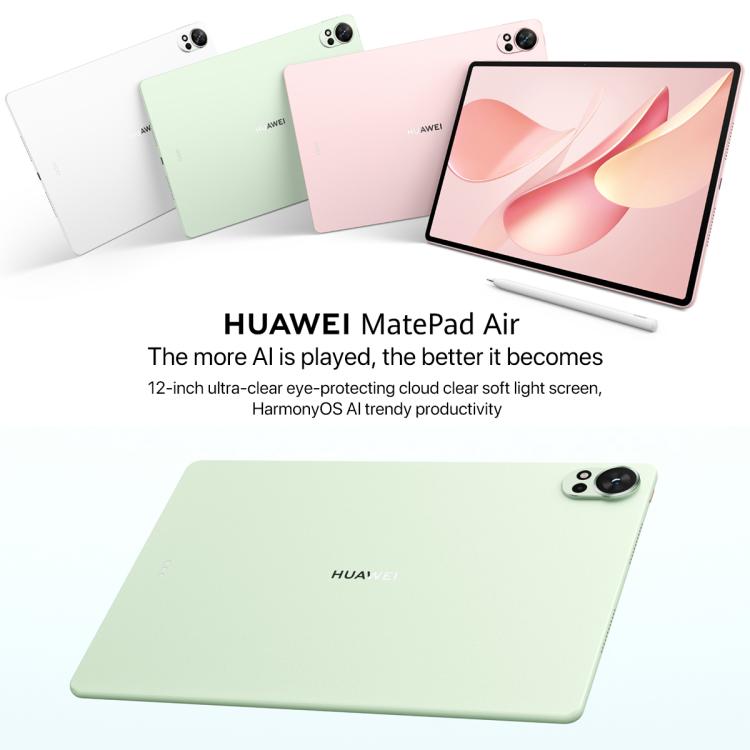 HUAWEI MatePad Air 12 inch 2025 WiFi Soft Light Edition, 12GB+512GB, HarmonyOS 5.0 Hisilicon Kirin T92B, Not Support Google Play HUAWEI MatePad Air 12 inch 2025 WiFi Soft Light Edition, 12GB+512GB, HarmonyOS 5.0 Hisilicon Kirin T92B, Not Support Google Play