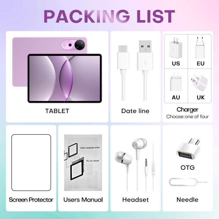 Pad 9 Ultra 10.1 inch 3G Phone Call Tablet PC, 2GB+32GB, Android 10 MTK6737 Quad Core, AU Plug Pad 9 Ultra 10.1 inch 3G Phone Call Tablet PC, 2GB+32GB, Android 10 MTK6737 Quad Core, AU Plug