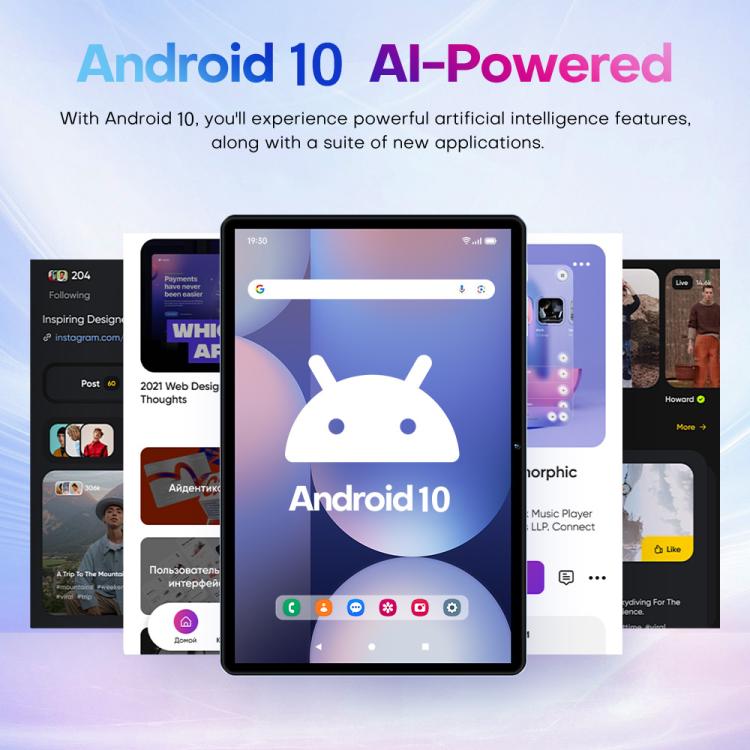 Pad 9 Pro 10.1 inch 4G LTE Tablet PC Combo Set, 4GB+32GB, Android 10 MT6755 Octa Core, with Keyboard / Mouse / Leather Case, EU Plug Pad 9 Pro 10.1 inch 4G LTE Tablet PC Combo Set, 4GB+32GB, Android 10 MT6755 Octa Core, with Keyboard / Mouse / Leather Case, EU Plug