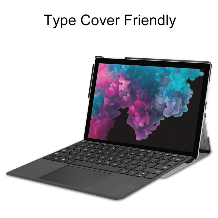 Custer Texture Horizontal Flip PU Leather Case for Microsoft Surface Pro 4 / 5 / 6 / 7 12.3 inch, with Holder & Pen Slot Custer Texture Horizontal Flip PU Leather Case for Microsoft Surface Pro 4 / 5 / 6 / 7 12.3 inch, with Holder & Pen Slot