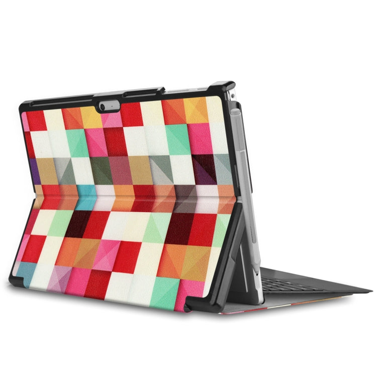 Magic Cube Pattern Colored Painted Horizontal Flip PU Leather Case for Microsoft Surface Pro 4 / 5 / 6 12.3 inch, with Holder & Pen Slot Magic Cube Pattern Colored Painted Horizontal Flip PU Leather Case for Microsoft Surface Pro 4 / 5 / 6 12.3 inch, with Holder & Pen Slot