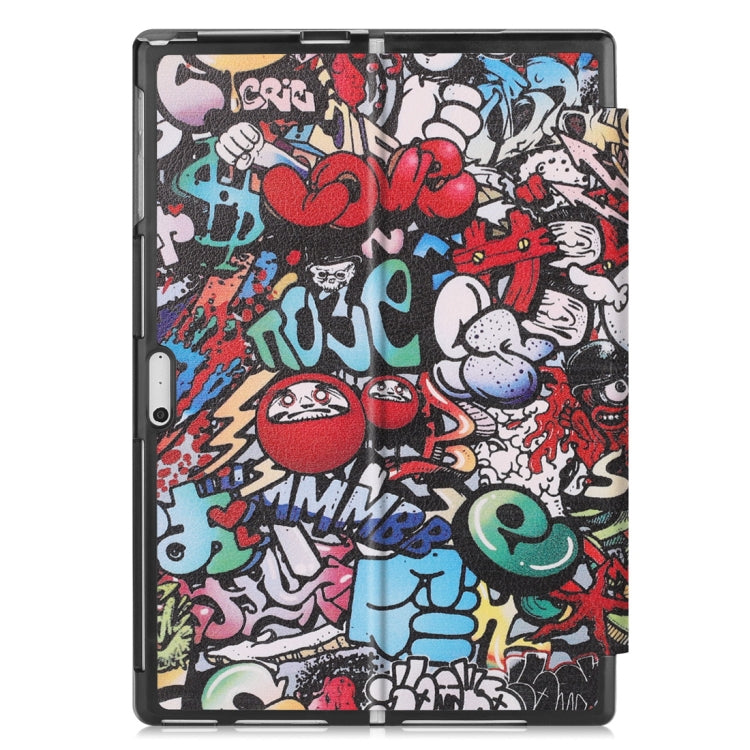 Graffiti Pattern Colored Painted Horizontal Flip PU Leather Case for Microsoft Surface Pro 4 / 5 / 6 12.3 inch, with Holder & Pen Slot Graffiti Pattern Colored Painted Horizontal Flip PU Leather Case for Microsoft Surface Pro 4 / 5 / 6 12.3 inch, with Holder & Pen Slot