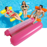 Foldable Double-purpose Backrest Float Hammock with Net, Size: 130x73cm, Size: 130x73cm (Pink), Size: 130x73cm (Blue), Size: 130x73cm (Red), Size: 130x73cm (Sapphire Blue), Size: 130x73cm (Yellow), Size: 130x73cm (Orange)