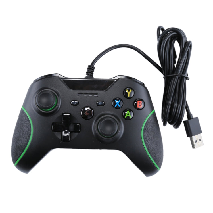 Wired USB Game Controller Gamepad for XBOX ONE Console / PC / Laptop, Cable Length: About 2.1m, HSY-008 (Black), HSY-008 Wired USB Game Controller Gamepad for XBOX ONE Console / PC / Laptop, Cable Length: About 2.1m, HSY-008 (Black), HSY-008