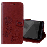 For Xiaomi Redmi Note 4X Roses Pressed Flowers Pattern Flip Leather Case with Holder & Card Slots & Wallet