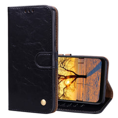 Business Style Oil Wax Texture Horizontal Flip Leather Case for Xiaomi Pocophone F1 , with Holder & Card Slots & Wallet