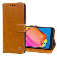 Business Style Oil Wax Texture Horizontal Flip Leather Case for Xiaomi Redmi Note 6 Pro, with Holder & Card Slots & Wallet