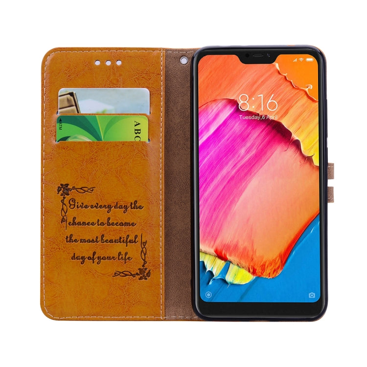 Business Style Oil Wax Texture Horizontal Flip Leather Case for Xiaomi Redmi Note 6 Pro, with Holder & Card Slots & Wallet Business Style Oil Wax Texture Horizontal Flip Leather Case for Xiaomi Redmi Note 6 Pro, with Holder & Card Slots & Wallet