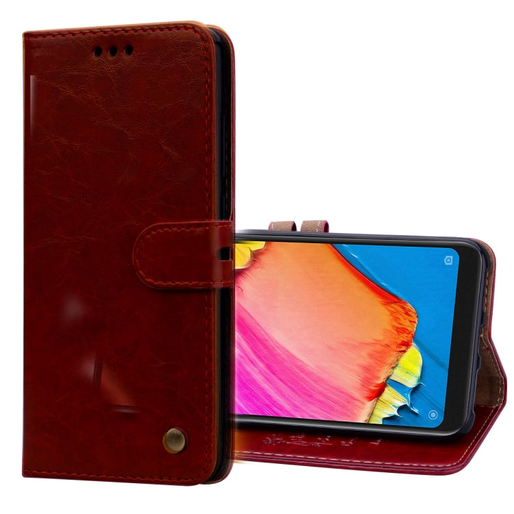 Business Style Oil Wax Texture Horizontal Flip Leather Case for Xiaomi Redmi Note 6 Pro, with Holder & Card Slots & Wallet Business Style Oil Wax Texture Horizontal Flip Leather Case for Xiaomi Redmi Note 6 Pro, with Holder & Card Slots & Wallet