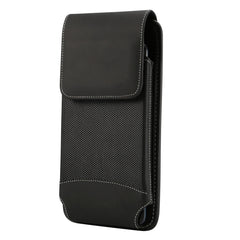 Universal Hanging Waist Oxford Cloth Case for 6.4-6.5 inch Mobile Phones, with Carabiner, 6.5 inch