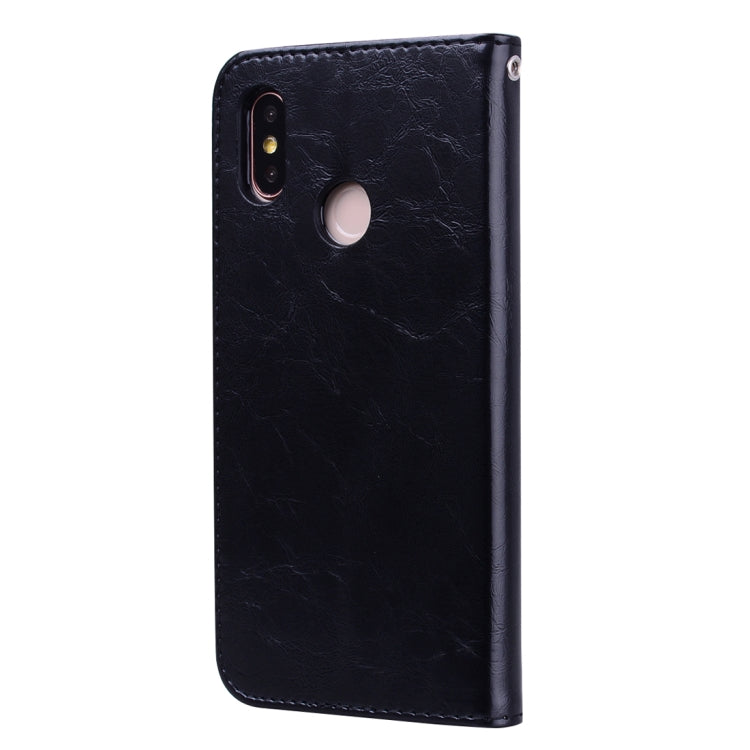 Business Style Oil Wax Texture Horizontal Flip Leather Case for Xiaomi Mi 8, with Holder & Card Slots & Wallet Business Style Oil Wax Texture Horizontal Flip Leather Case for Xiaomi Mi 8, with Holder & Card Slots & Wallet
