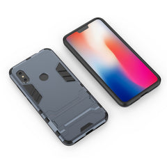 Shockproof PC + TPU Case for Xiaomi Redmi Note 6, with Holder, Xiaomi Redmi Note 6