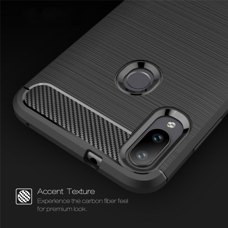 Brushed Texture Carbon Fiber TPU Case for Xiaomi Mi Play, For Xiaomi Mi Play Brushed Texture Carbon Fiber TPU Case for Xiaomi Mi Play, For Xiaomi Mi Play