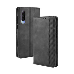 Magnetic Buckle Retro Texture Horizontal Flip Leather Case for Xiaomi Mi 9, with Holder & Card Slots & Wallet, For Xiaomi Mi 9