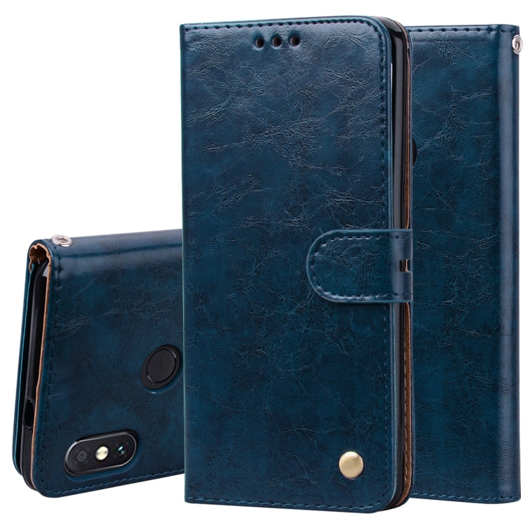 Business Style Oil Wax Texture Horizontal Flip Leather Case for Xiaomi Redmi Note 5 Pro, with Holder & Card Slots & Wallet Business Style Oil Wax Texture Horizontal Flip Leather Case for Xiaomi Redmi Note 5 Pro, with Holder & Card Slots & Wallet