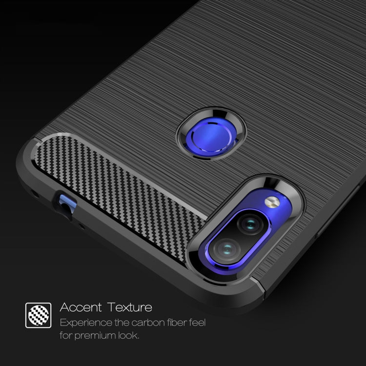 Brushed Texture Carbon Fiber TPU Case for Xiaomi Redmi Note 7 / Redmi Note 7 Pro, For Redmi Note 7 Brushed Texture Carbon Fiber TPU Case for Xiaomi Redmi Note 7 / Redmi Note 7 Pro, For Redmi Note 7