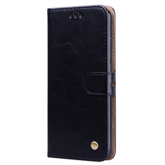 Business Style Oil Wax Texture Horizontal Flip Leather Case for Xiaomi Redmi Note7, with Holder & Card Slots & Wallet