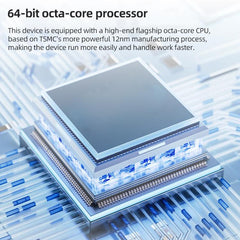 5.5 inch Android 10 IP65 RFID Handheld Industrial Data Terminal Barcode Scanner, Style: NFC UHF