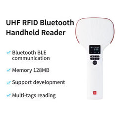 E710 Chip Long Range RFID UHF Portable Handheld Bluetooth Reader, Style: Enhanced
