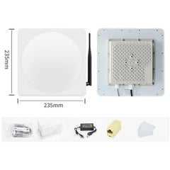 UHF RFID Long Range 9dBi Integrated Reader with E710 Chip, Style: Add WiFi Communication