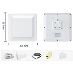 UHF RFID Reader Long Range Integrated Reader Writer With E710 Chip, Style: Add Low Temperature Heating Device