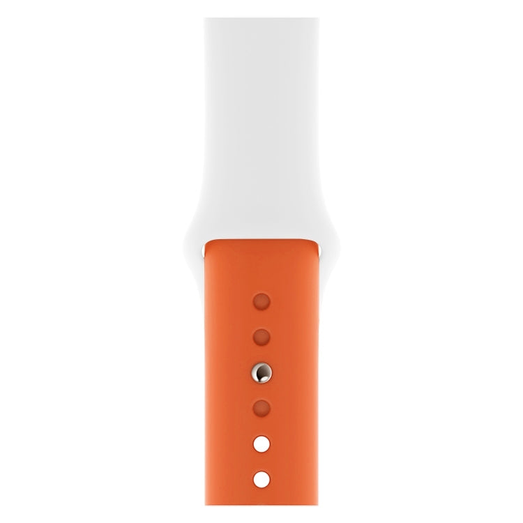 Double Colors Silicone Watch Band for Apple Watch Series 3 & 2 & 1 38mm (White+Red) Double Colors Silicone Watch Band for Apple Watch Series 3 & 2 & 1 38mm (White+Red)