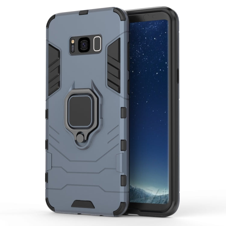 PC + TPU Shockproof Protective Case for Galaxy S8+, with Magnetic Ring Holder PC + TPU Shockproof Protective Case for Galaxy S8+, with Magnetic Ring Holder