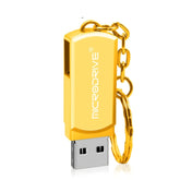 MicroDrive 64GB USB 2.0 Creative Personality Metal U Disk with Keychain, 64GB
