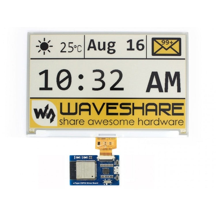Waveshare Universal e-Paper Raw Panel Driver Board, ESP32 WiFi / Bluetooth Wireless, 15823 Waveshare Universal e-Paper Raw Panel Driver Board, ESP32 WiFi / Bluetooth Wireless, 15823