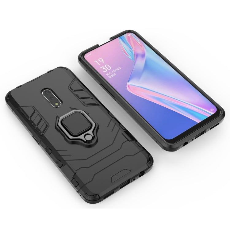 PC + TPU Shockproof Protective Case for OPPO K3 /Realme X, with Magnetic Ring Holder PC + TPU Shockproof Protective Case for OPPO K3 /Realme X, with Magnetic Ring Holder