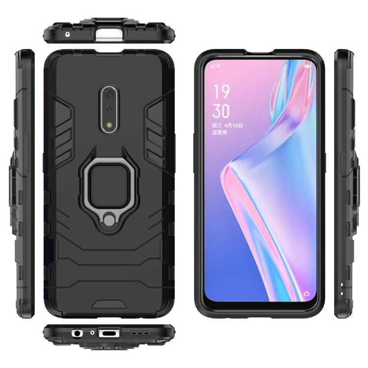 PC + TPU Shockproof Protective Case for OPPO K3 /Realme X, with Magnetic Ring Holder PC + TPU Shockproof Protective Case for OPPO K3 /Realme X, with Magnetic Ring Holder