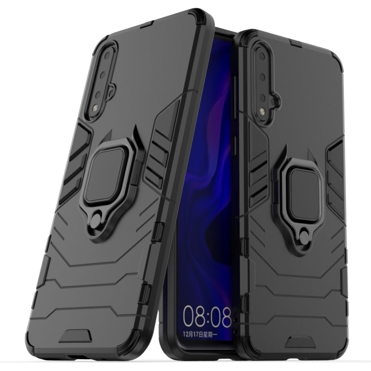 PC +TPU Shockproof Protective Case for Huawei Nova 5, with Magnetic Ring Holder PC +TPU Shockproof Protective Case for Huawei Nova 5, with Magnetic Ring Holder