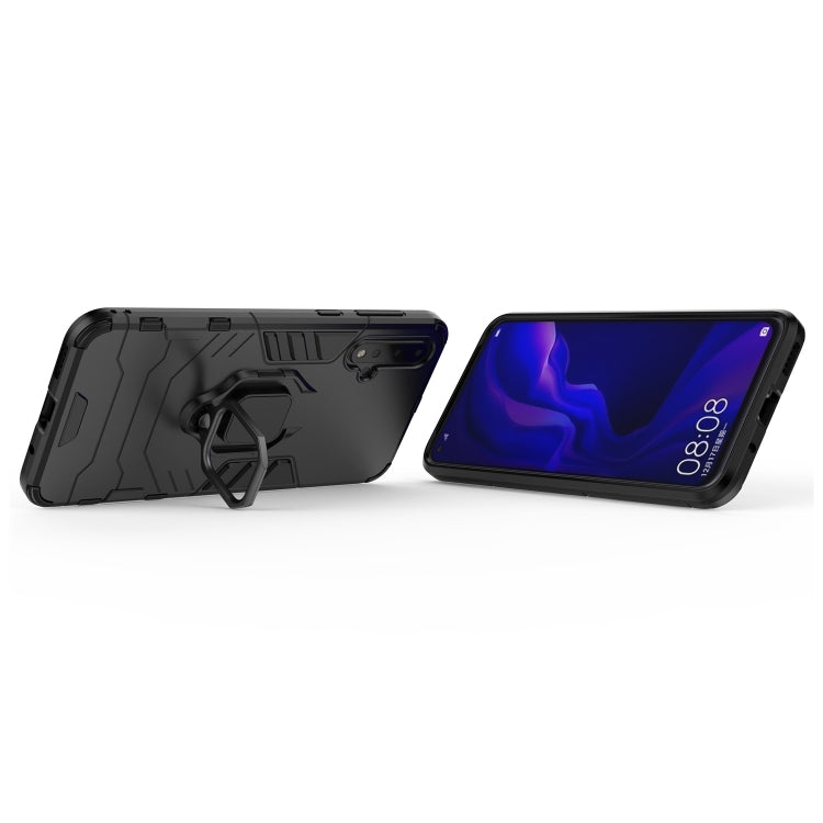 PC +TPU Shockproof Protective Case for Huawei Nova 5, with Magnetic Ring Holder PC +TPU Shockproof Protective Case for Huawei Nova 5, with Magnetic Ring Holder